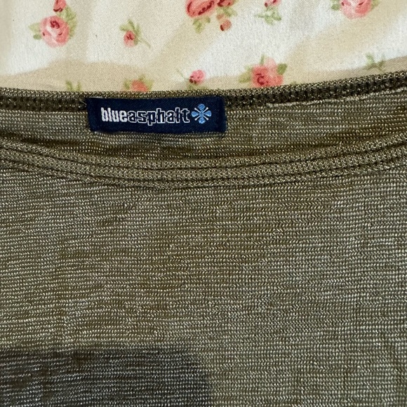 Vintage blue asphalt green top. - Picture 2 of 2